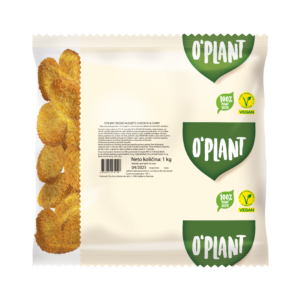 Veggie nuggets with cauliflower and curry