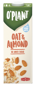 Oat and almond plant-based drink