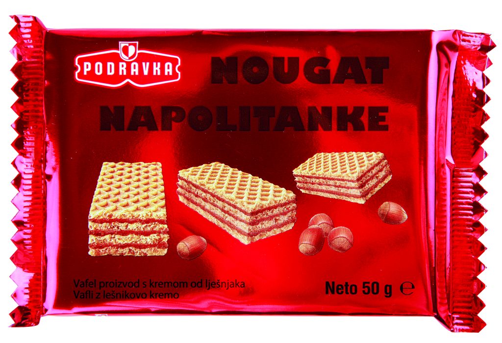 Nougat napolitanke