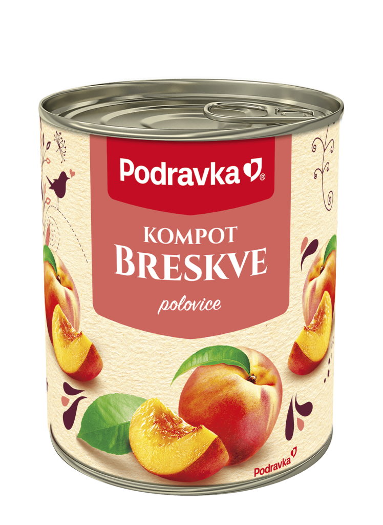 Kompot breskve polovice