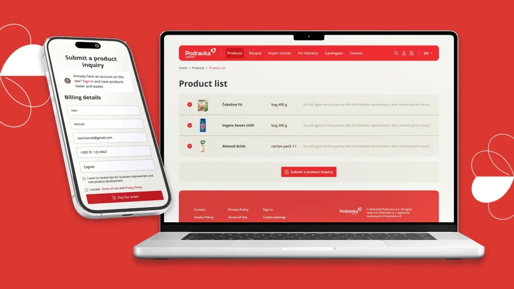 You can now order Podravka products online. Discover how!