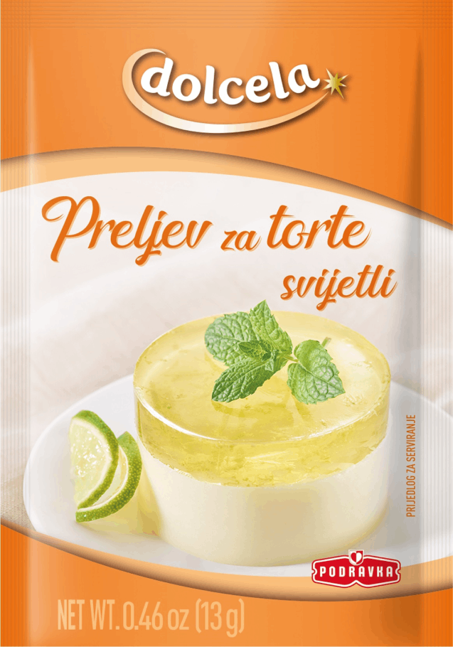 Preljev za torte svijetli