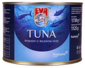 Tuna chunks in vegetable oil