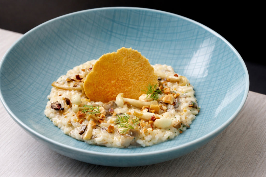 Rižoto od graševine i šampinjona