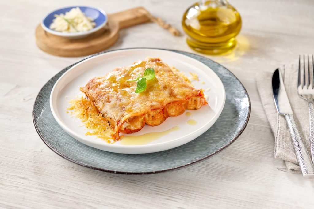 Zapečeni kaneloni s bakalarom