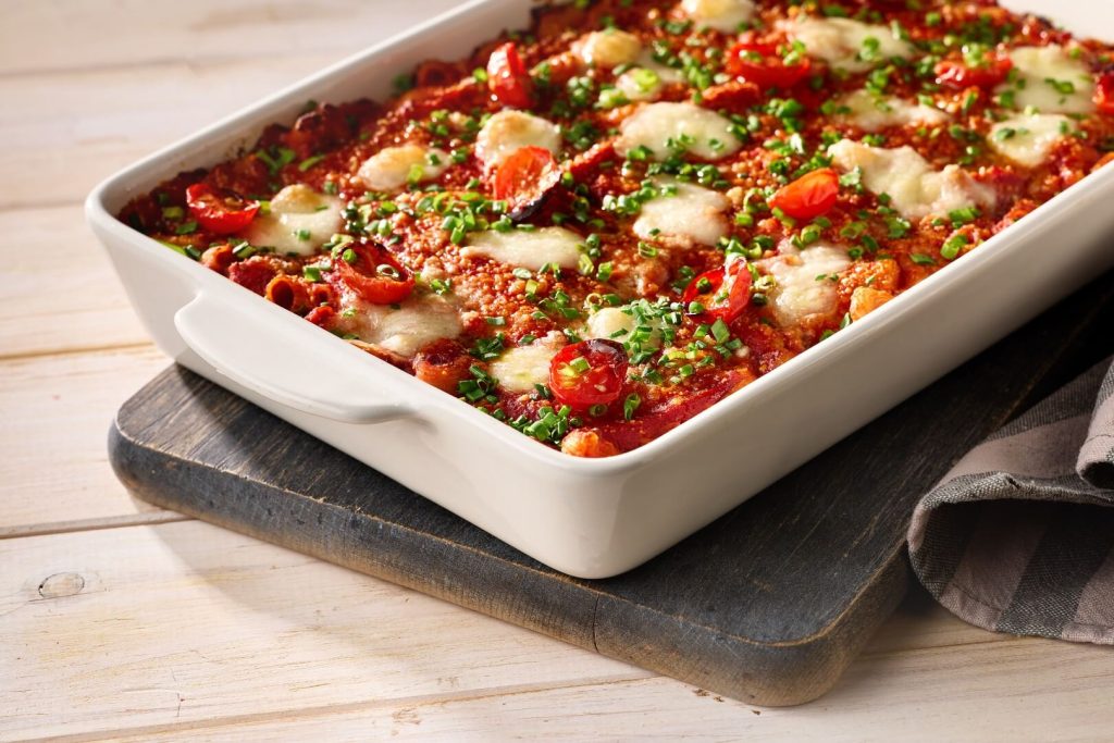 Zapečeni pužići u marinara umaku